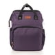 thumbnail image 1 of Mochila Pañalera ISADEN Debug con Cambiador Cuna Morado, 1 of 7