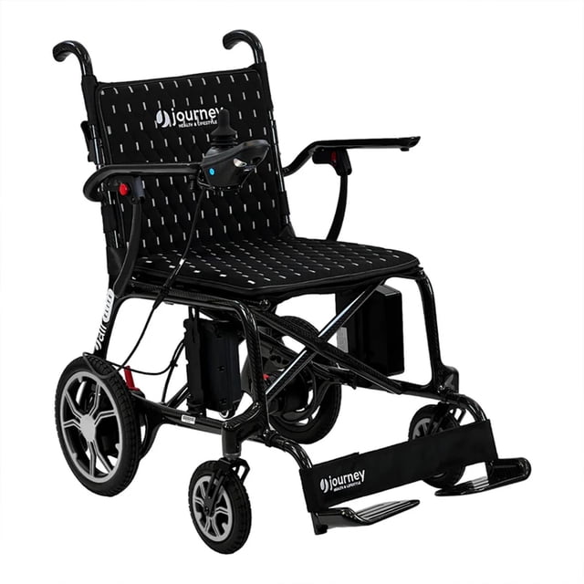 Journey Fauteuil Électrique Air Elite, Fauteuil Roulant Pliable Motorisé, Conforme TSA