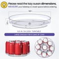 thumbnail image 5 of Gimgong Plastic Non-Slip 9.5 Inch Cabinet Lazy Susan for Kitchen, 5 of 10