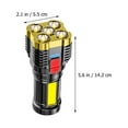 thumbnail image 4 of Lampe de Poche Rechargeable Réglable 5-led pour Extérieur, 4 of 8