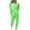 J03#Green, variant on zfwon Tracksuit Womens Full Set Ladies Casual Sportswear Set Oversized Crew Neck Long Sleeve Tops and Drawstring Joggers with Side Pockets Stretchy Lounge Outfit Matching Tracksuit Sets