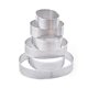 thumbnail image 1 of Pastel De Perforación De Acero Inoxidable Anillo De Torre De Pastel De Queso Mousse Anillo De Pastel De Varias Formas 6 Uds Molde Sweethay HA025467-03, 1 of 7