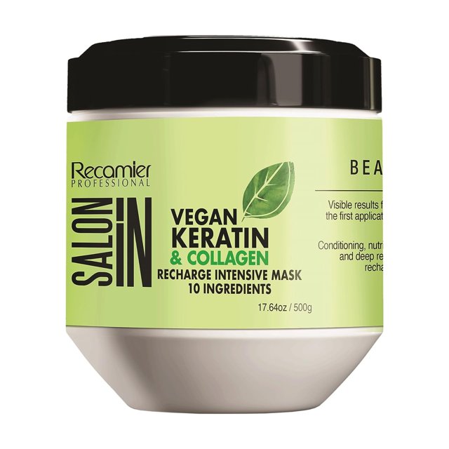 Mascarilla capilar RECAMIER PROFESSIONAL SALON EN QUERATINA VEGANA Y COLÁGENO