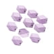 thumbnail image 2 of madera duraderas para decoración, 2 cm x 3 cm, espaciadoras de madera pulida modernas para pulsera, proyectos de bricolaje, violeta claro Sunnimix cuentas de madera, 2 of 8