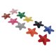 thumbnail image 3 of 10 estrellas de corazón de piel sintética con abalorios de purpurina para joyas colgantes, Los 6x6x1cm Zulema Colgantes con forma de corazón de estrellas, 3 of 8