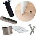 thumbnail image 1 of Fantom Hardware Magnetic Door Stop with Hold Open Function (Flush Mounted, No Trip Hazard, Modern Finish) - Black, 1 of 4