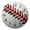 G6, variant on Non-Ticking Silent Wall Clocks Battery Operated Personalized Decor Clock for Bathroom,Office-Close-Up Of Stitches In Baseball Exquisite(12inch)