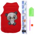 thumbnail image 1 of Ropa para perros DIY pintura de diamantes de imitación suave transpirable lavable moda verano linda camiseta para mascotas para perros, 1 of 8