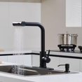 thumbnail image 3 of Grifo de cocina AVSIILE negro mate sin contacto con dispensador de jabón, 3 of 9