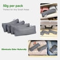 thumbnail image 2 of 6-pack shoe odor eliminator bag, boxing glove deodorant, absorbs odors and moisture, gray stick deodorant suitable for shoes, gloves and sports equipment, 2 of 4