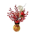 thumbnail image 1 of Arreglos florales artificiales de las bayas rojas con el florero decorativo para el hogar Estilo C Zulema ramo de año nuevo, 1 of 8