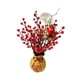 thumbnail image 1 of Arreglos florales artificiales de las bayas rojas con el florero decorativo para el hogar Estilo C Zulema ramo de año nuevo, 1 of 8