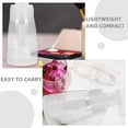 thumbnail image 3 of SOPOTUTU 2Pcs Elegant Transparent Powder Puff Bottle Portable for Talcum and Body Powder Storage, 3 of 8