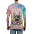 thumbnail image 5 of Happy Easter German Shepherd with Bunny Ear Headband and Flowers All Over Print 3D Shirt Unisex Merch Alsatian Dog Lover Gifts - 13001, 5 of 6