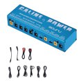 thumbnail image 2 of Pedal de Efectos de Guitarra CP05, Fuente de Alimentació Multidireccional P1 Aislada para Fuente de Alimentación de Pedal de Guitarra, Carcasa de Aluminio liderado Azul, 2 of 7