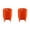 Orange*2, variant on Shower Wall Holder,Mop And Broom Wall Holder,Small Garden Hose Holder,Hose Holder,Shower Head Holder No Drilling Wall Mount Bracket for RV Kids Bathroom Shower,Fix Firmly and Use Conveniently
