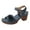 Blue, variant on Women Platform Wedge Sandals Ankle Strap Open Toe Dressy Casual Office Work Summer Dress Shoes