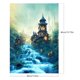 thumbnail image 2 of Kit de pintura por números, arte al óleo artesanal, cuadro de castillo forestal, decoración de pared del hogar, 30x40cm, 2 of 9