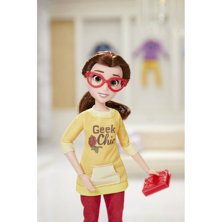 Disney Princess Comfy Squad Belle Doll, Collectible Toy Inspired