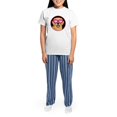 thumbnail image 4 of CafePress - Golden Retriever Cute - Women's Short Sleeve Print T-Shirt and Pants Light Cotton Pajama Set, 4 of 7