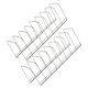 thumbnail image 5 of unbranded 2Ud Soporte De Almacenaje De Platos Para Cocina En Acero Inoxidable Con Práctico, 5 of 8