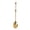#I, variant on Pack of 10, Gold Plated Ceramic Long Handle Stainless Steel Espresso Spoons, Mini Teaspoons Set for Coffee Sugar Dessert Cake Ice Cream Soup Antipasto Cappuccino, 5.7 Inch