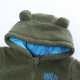 thumbnail image 3 of Body De Bebé Canastilla Onesies Para Niños Pequeños Recién Nacidos Niños Sólido Fluffys 3D Dibujos Animados Oreja Mameluco Mono Ropa Verde Odeerbi LM103-646, 3 of 8