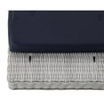 thumbnail image 4 of Conway Sunbrella Outdoor Patio Wicker Rattan Ottoman, 4 of 7