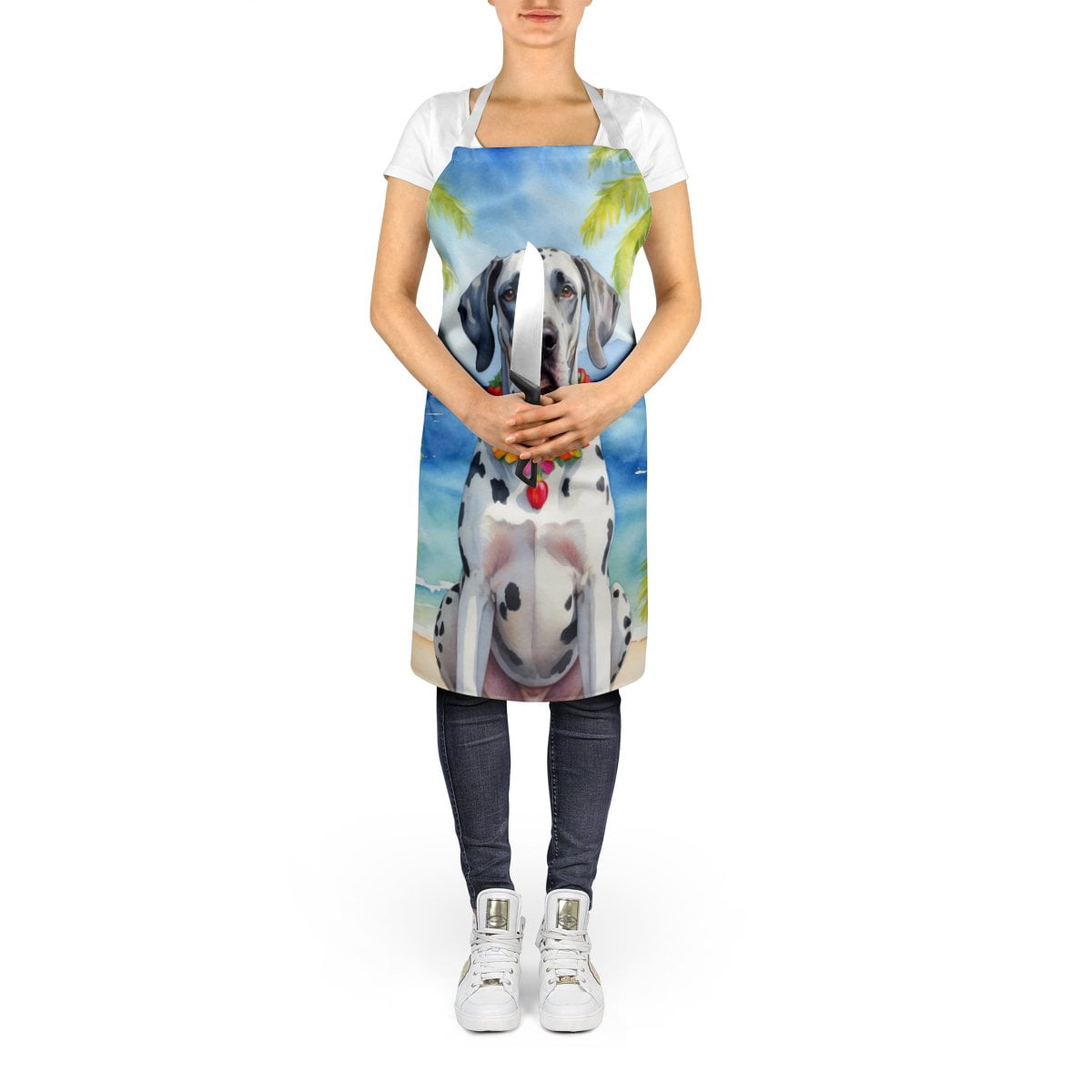 Great Dane Luau Apron 27 in x 30 in