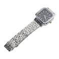 thumbnail image 3 of Reloj de Mujer con Esfera Cuadrada Delicado y Elegante Analógico de Cuarzo Resistente Al Agua Espejo HD Transparente Regalo Ideal para Mujeres Actividades Diarias Al Aire ANGGREK  Otros, 3 of 8