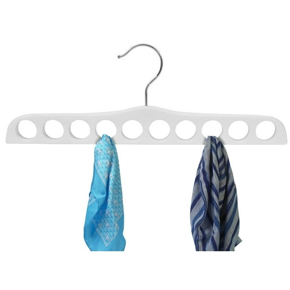 White Wooden Scarf Hanger