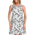 thumbnail image 1 of Disketp winter Ski Element para Vestido sin Mangas para Mujeres, Vestidos de Verano para Mujeres, Casual y Holgado para la Playa, 1 of 7