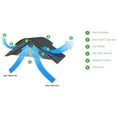 thumbnail image 2 of Roof Saver 0.75 in. H X 10.5 in. W X 20 ft. L Fiber/Polyester Rolled Ridge Vent, 2 of 2