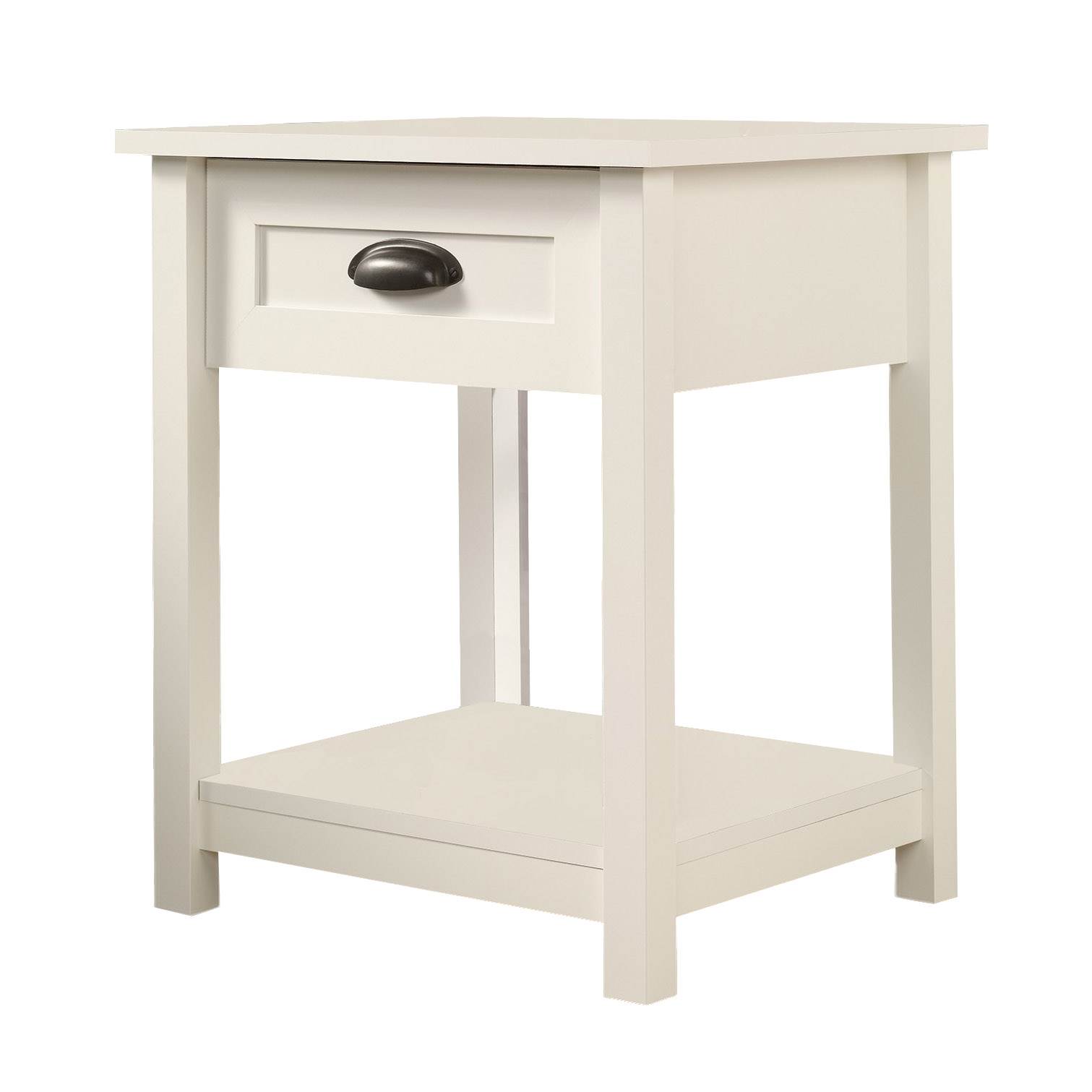 Sauder County Line Nightstand in Soft White