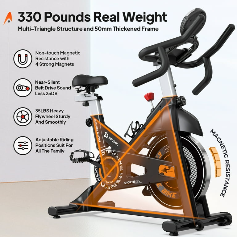 Exercise Bikes ADVENOR Magnetic Resistance Exercise Bike, Indoor