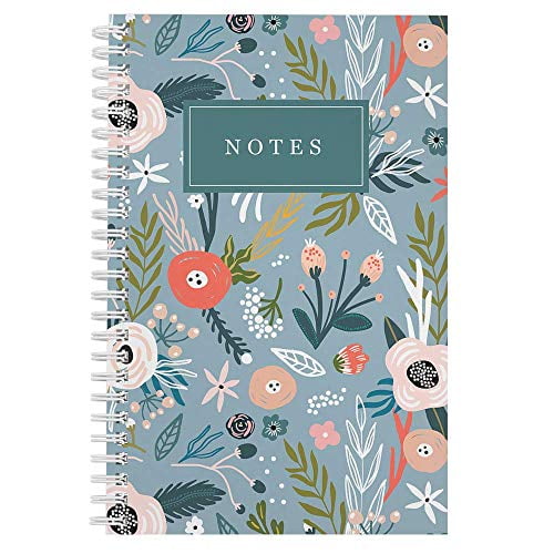 Made in the USA Size: 5.5” x 8.5” Abundant Greenery Personalized Notebook/Journal 120 College Ruled or Checklist pages Laminated Soft Cover lay flat wire-o spiral 