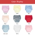 thumbnail image 4 of Oscscso 2 PCS Toddler Infant Baby Girls Cotton Diaper Covers Bloomer, Breathable Elastic Underwear Baby Girl Panties Shorts, 4 of 5