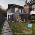 thumbnail image 2 of Swiss-made 10' x 20' CUBO Easy Glass Roof Patio Cover with 3-Side Sliding Glass Doors, LED Roof Lights, Easy Installation, Durable Outdoor Canopy for Garden, Deck & Patio, 2 of 20