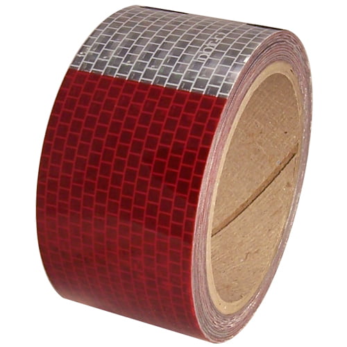 Dot-C2 2 X 30 Ft 3 Year Conspicuity Tape 11 Red 7 White