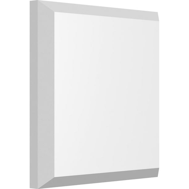 3"W x 3"H x 1"P Standard Sedgwick Rosette with Beveled Edge (2Pack