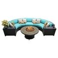 thumbnail image 2 of TK Classics Barbados Wicker 6 Piece Patio Conversation Set with Cup Table and 2 Sets of Cushion Covers, 2 of 2