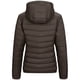 thumbnail image 4 of Parkas de manga larga para mujer, color liso, manga larga, cremallera, bolsillo, chaqueta ligera de algodón, blusa para mujer, 4 of 8