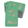 thumbnail image 1 of Inkdotpot Rose Gold Foil Paper Hang Tags Happy Halloween Halloween Favor Tags 50 Pack, 1 of 6