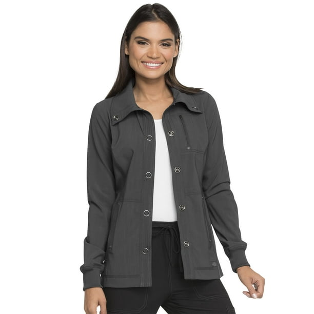 Dickies Dickies Advance Scrubs Warm Up Jacket for Women Snap Front