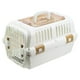 thumbnail image 5 of Jaula transportadora para gatos y mascotas, cómoda, portátil, con lados rígidos, ventilación superior incorporada, versátil, para perros, estuche de Blanco, 5 of 8