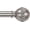 Sand Nickel, variant on Curtain Rods for Windows 18 to 144 Inch,Adjustable Heavy Duty Metal 1 Inch Decorative Blackout Drapery Rods with Round Ball Bead Finials