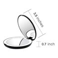 thumbnail image 2 of Portable Folding Mirror with LED Light Makeup Mirror, 10X Magnifying Glass, 12 Lamp Bead Mini Mirror, 2 of 5