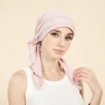 thumbnail image 3 of Dalrosia Women Pre-Tied Beanie Headwear Turban Beanie Caps Head Wrap Headscarf for Women Sleep Hair Cover Hat, 3 of 5