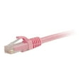 thumbnail image 2 of C2G 4ft Cat6a Snagless Unshielded (UTP) Network Patch Ethernet Cable-Pink - Patch cable - RJ-45 (M) to RJ-45 (M) - 4 ft - UTP - CAT 6a - molded, snagless, stranded - pink, 2 of 3