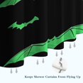 thumbnail image 6 of Black Halloween Bats with Green Shower Curtain 36"x72" ,Bathroom Decorative Shower Curtains Set with 12 Hooks,Modern Waterproof Washable Shower Curtain, 6 of 6